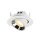 SLV 1010061 NUMINOS® GIMBLE XS Deckeneinbauleuchte Weiß/Chrom 3000 K 55°