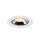 SLV 1010061 NUMINOS® GIMBLE XS Deckeneinbauleuchte Weiß/Chrom 3000 K 55°