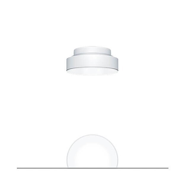 Zumtobel 62930270 LED Decken Halbanbauleuchte PANOS SR R150 3k-940 LDO WH WH