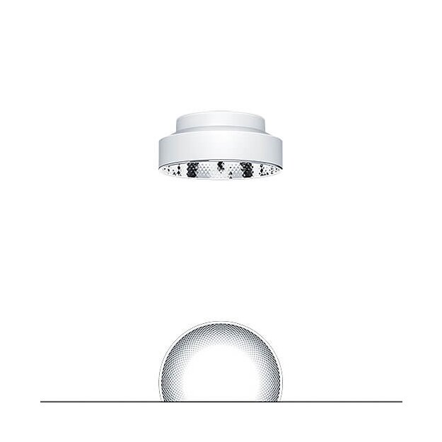 Zumtobel 62930263 LED Decken-Halbanbauleuchte PANOS SR R150 2k-940 LDO FAL WH