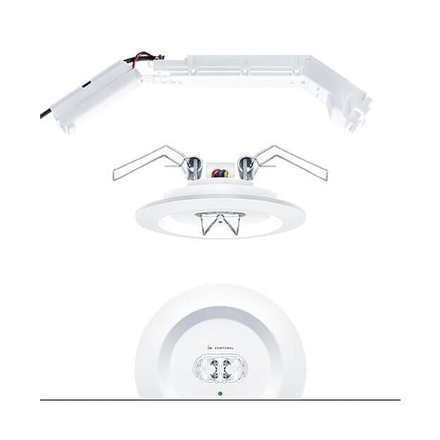 Zumtobel 42191080 Sicherheitsleuchte RESPRO MRCR ESC E1D WH