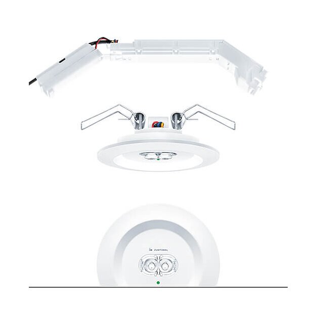 Zumtobel 42191082 Sicherheitsleuchte RESPRO MRCR SPOT E1D WH