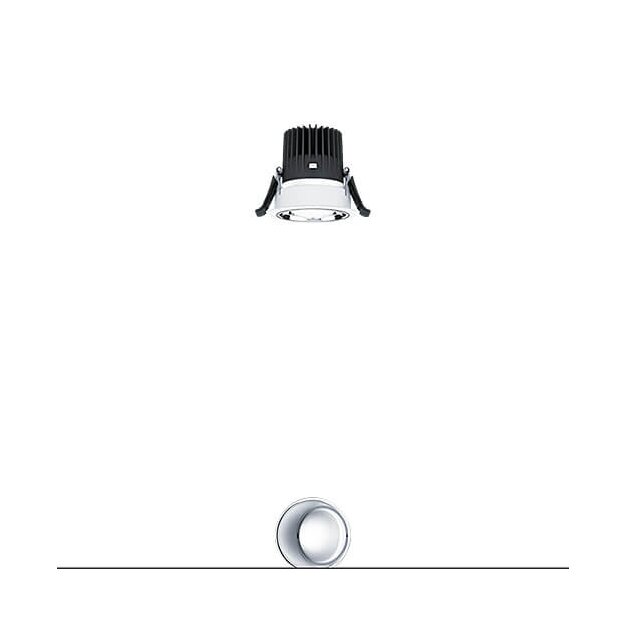 Zumtobel 62928101 LED Decken-Einbauleuchte PANOS R R68 1k-940 LDO WW AL TL
