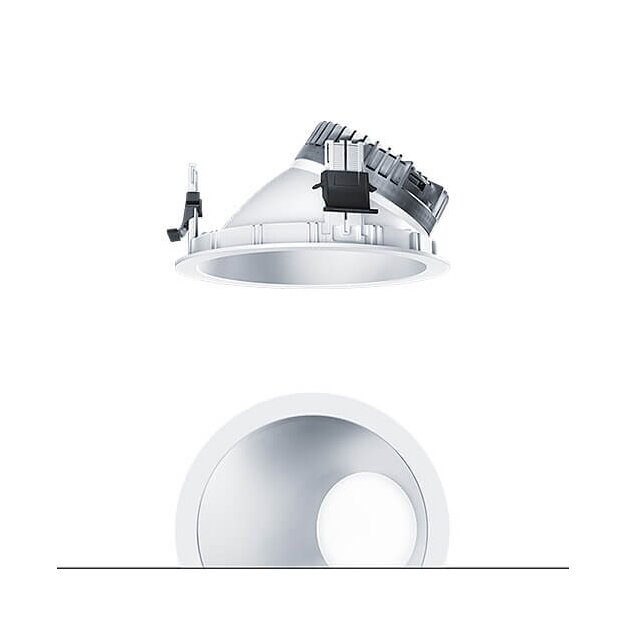 Zumtobel 62932792 LED Decken-Einbauleuchte PANOS R R200 2k-9TW LDO WW SPC WH