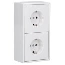 Jung Serie LS Komplett-Set Alpinweiß: 2x LS1520WW...