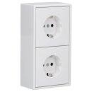 Jung Serie LS Komplett-Set Alpinweiß: 2x LS1520KIWW...