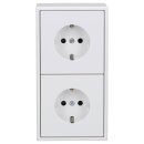 Jung Serie LS Komplett-Set Alpinweiß: 2x LS1520KIWW...