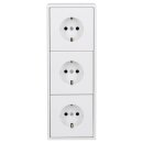 Jung Serie LS Komplett-Set Alpinweiß: 3x LS1520WW...