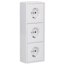 Jung Serie LS Komplett-Set Alpinweiß: 3x LS1520KIWW...