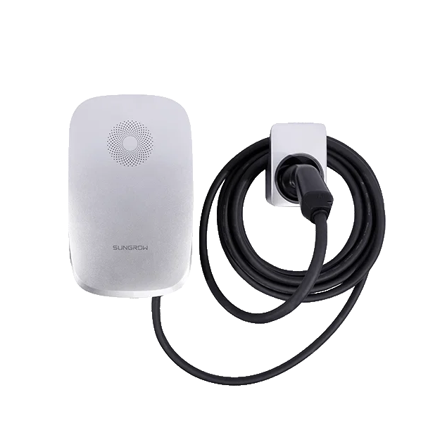 Sungrow A0CH1085 AC22E-01 EV Charger, 22 kW AC, Typ 2 Ladekabel 7 m, RFID, App