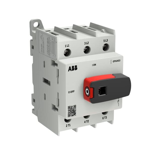 ABB OT63G2-3BS/40 Lasttrennschalter OT Plus 63 A Baugröße G2 3-polig inkl. Griff 1SCA163851R1001