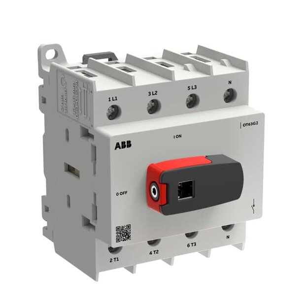 ABB OT63G2-4BSN2/40 Lasttrennschalter OT Plus 63 A Baugröße G2 4-polig inkl. Griff 1SCA163852R1001