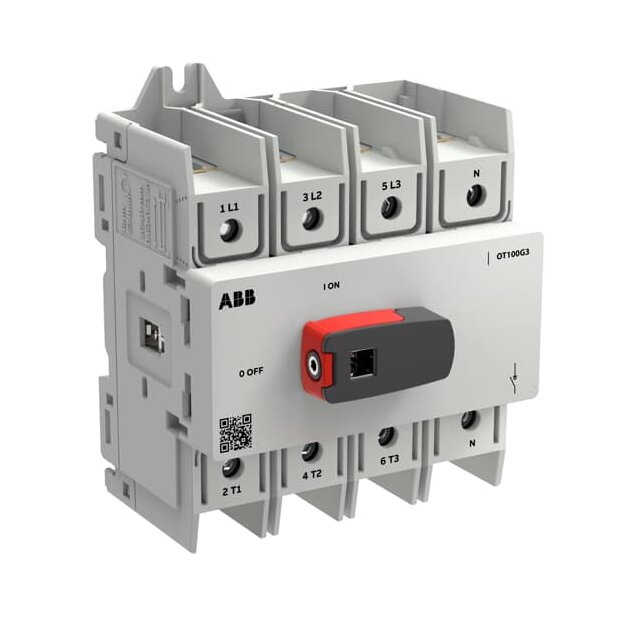 ABB OT100G3-4BSN2/32 Lasttrennschalter OT Plus 100A Baugröße G3 4-polig inkl. Griff 1SCA163844R1001