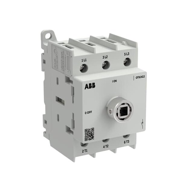 ABB OT63G2-3BSU/40 Lasttrennschalter OT Plus 63 A Baugröße G2 3-polig exkl. Griff DIN-Montage 1SCA163864R1001