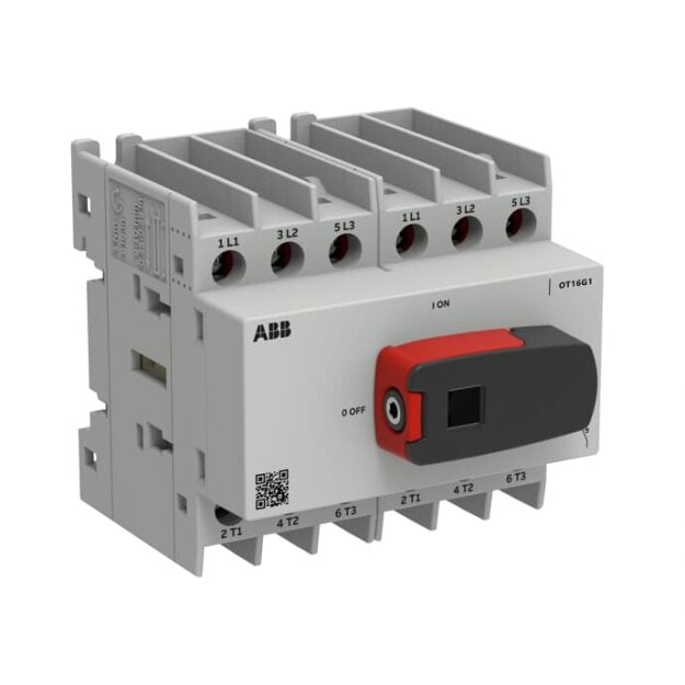 ABB OT16G1-6BS Lasttrennschalter OT Plus 16 A Baugröße G1 6-polig inkl. Griff 1SCA163685R1001
