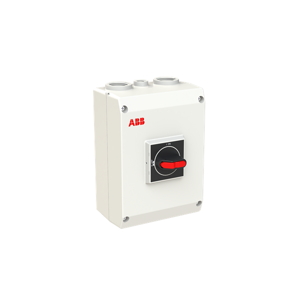 ABB OTP63GB4M Wartungsschalter 4-polig 415V AC23 63A 30kW mit schwarzem Griff 1SCA164246R1001