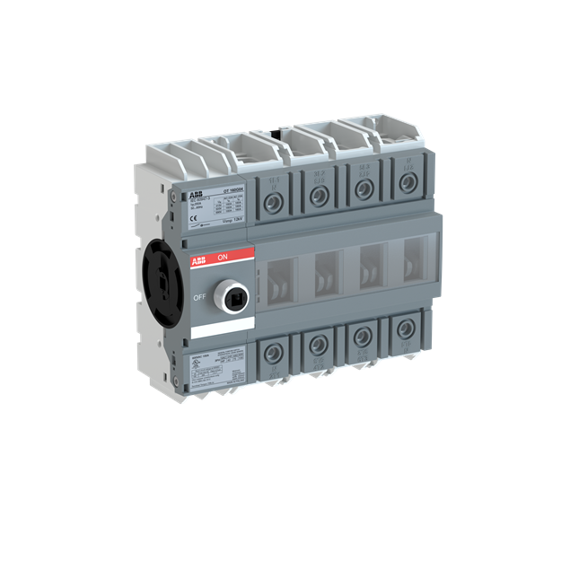 ABB OTHV125G04 4-polig 125A ohne Griff und Welle base DIN-rail mounted geeignet für 800...1000VAC 1SCA162938R1001