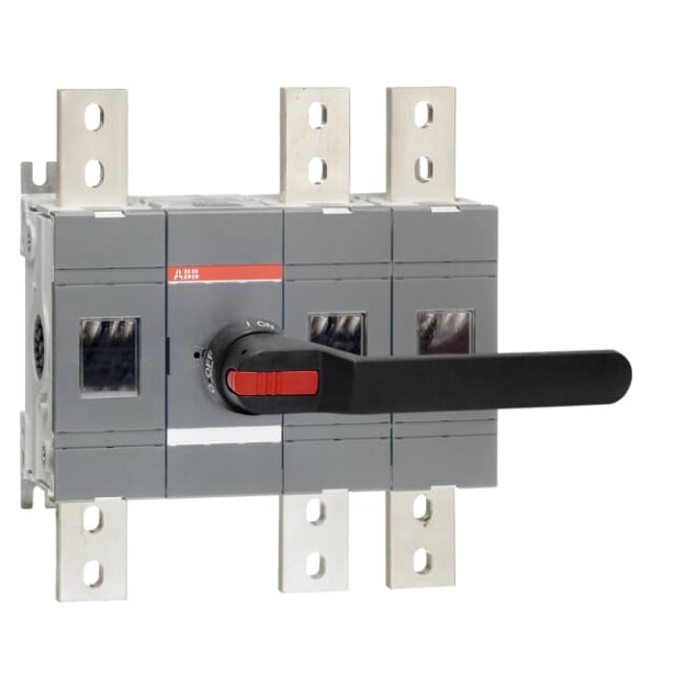 ABB OTHV1600E12P 3-polig 1600A mit Griff und Welle base mounted geeignet für 800...1000VAC 1SCA162945R1001