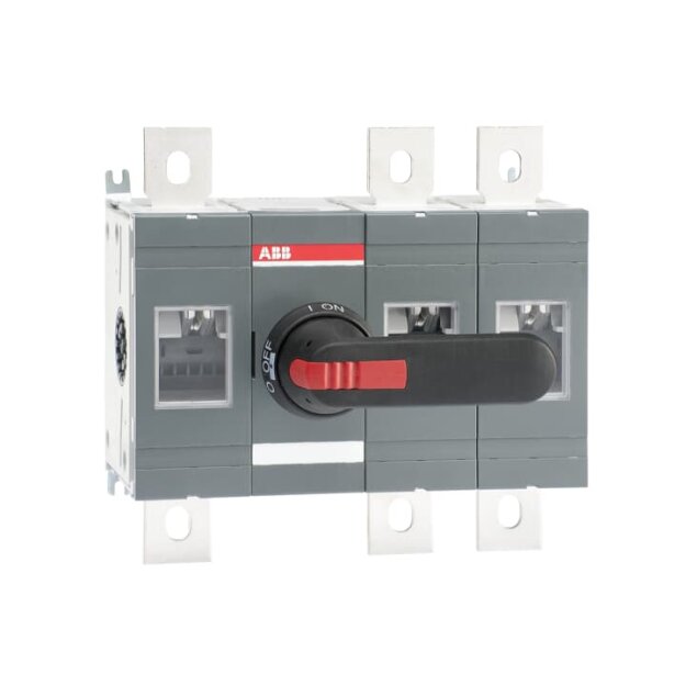 ABB OTHV630E12P 3-polig 630A mit Griff und Welle base mounted geeignet für 800...1000VAC 1SCA162993R1001