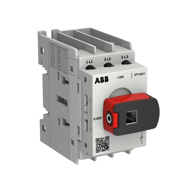 ABB OT16G1-3MS Lasttrennschalter OT Plus 16 A Baugröße G1 3-polig inkl. Griff 1SCA163366R1001