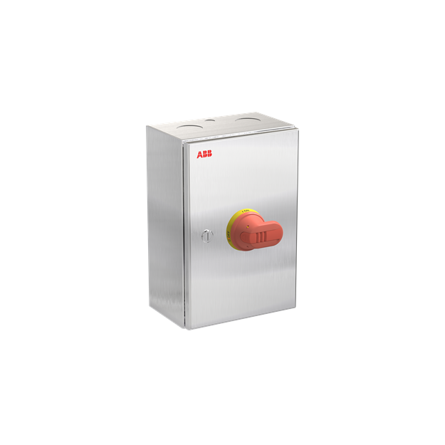 ABB OTR125GA4M Wartungsschalter 4-polig 415V AC23 125A 55kW mit rot-gelbem Griff 1SCA164414R1001