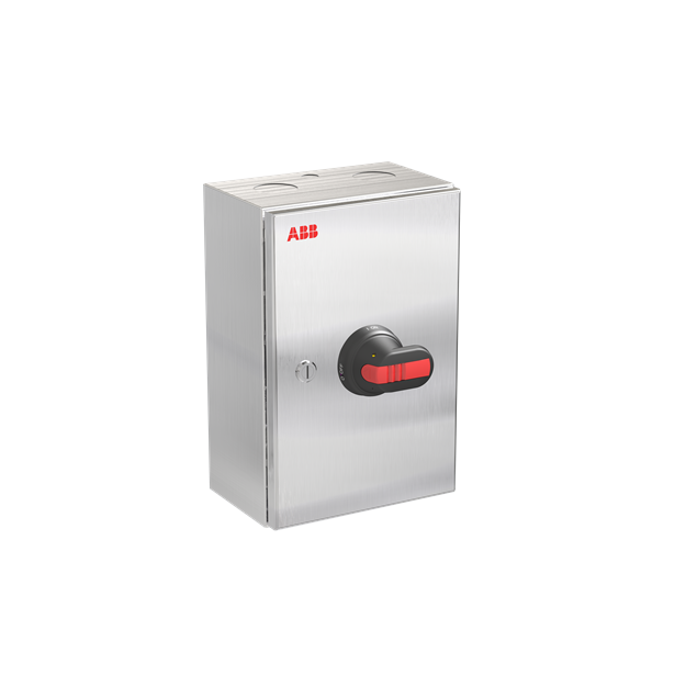 ABB OTR125GB4M Wartungsschalter 4-polig 415V AC23 125A 55kW mit schwarzem Griff 1SCA164416R1001
