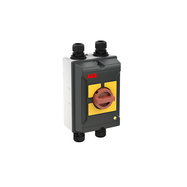 ABB OTA80GS4YX ATEX EMV-Wartungsschalter 4-polig 415V AC23 80A 45kW mit rot-gelbem Griff 1SCA164407R1001
