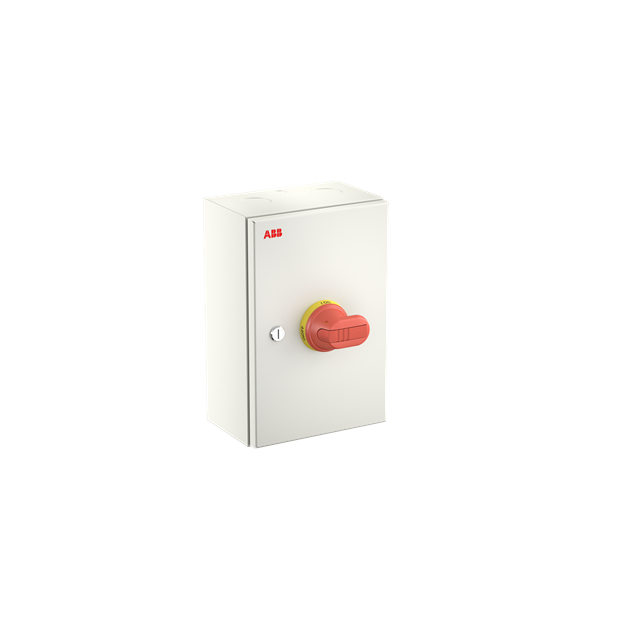 ABB OTL80GBA4M Wartungsschalter 4-polig 415V AC23 80A 45kW mit rot-gelbem Griff 1SCA164319R1001