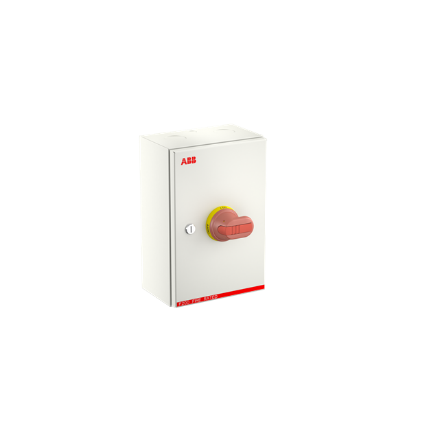 ABB OTL80GA3M Wartungsschalter 3-polig 415V AC23 80A 45kW mit rot-gelbem Griff 1SCA164312R1001
