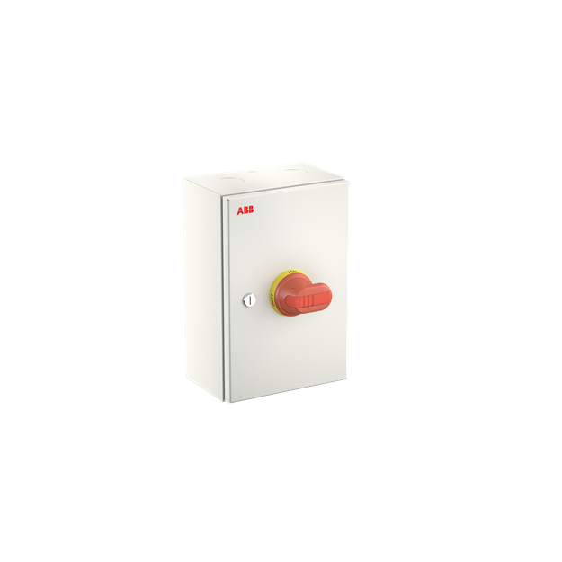 ABB OTL100GBA3M Wartungsschalter 3-polig 415V AC23 100A 55kW mit rot-gelbem Griff 1SCA164333R1001