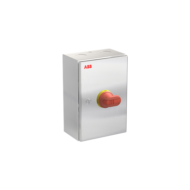 ABB OTR80GBA3M Wartungsschalter 3-polig 415V AC23 80A 45kW mit rot-gelbem Griff 1SCA164362R1001