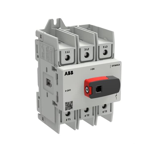 ABB OT80G3-3BS Lasttrennschalter OT Plus 80 A Baugröße G3 3-polig Türmontage 1SCA162509R1001