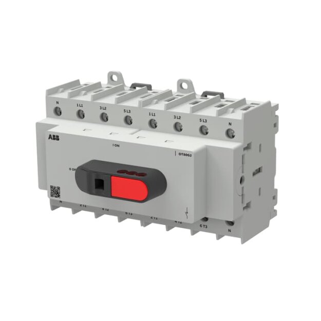 ABB OT80G2-8BS Lasttrennschalter OT Plus 80 A Baugröße G3 3-polig DIN-Montage 1SCA162680R1001