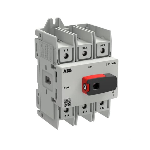 ABB OT160G3-3BS Lasttrennschalter OT Plus 160 A Baugröße G3 3-polig DIN-Montage 1SCA162522R1001