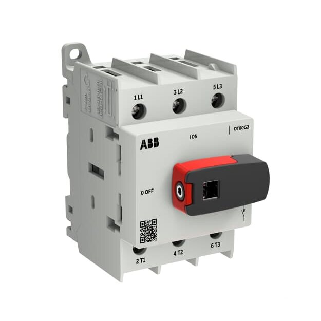 ABB OT80G2-3BS Lasttrennschalter OT Plus 80 A Baugröße G2 3-polig DIN-Montage 1SCA162549R1001