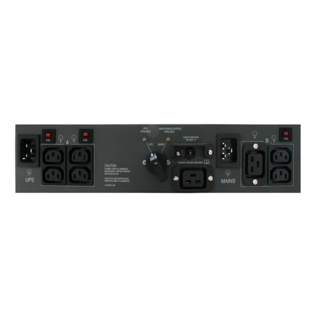 ABB Bypass PDU 16A PowerValue 11 RT Externer mechanischer Bypass für PV11RT G2 1-3kVA inkl. Ausgänge: 6xC13/10A 1xC19/16A 4NWP101737R0001