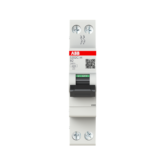ABB S202C-B2 Sicherungsautomat 2P - 2 A - B(230 V) 6 kA 2CSS252420R0025