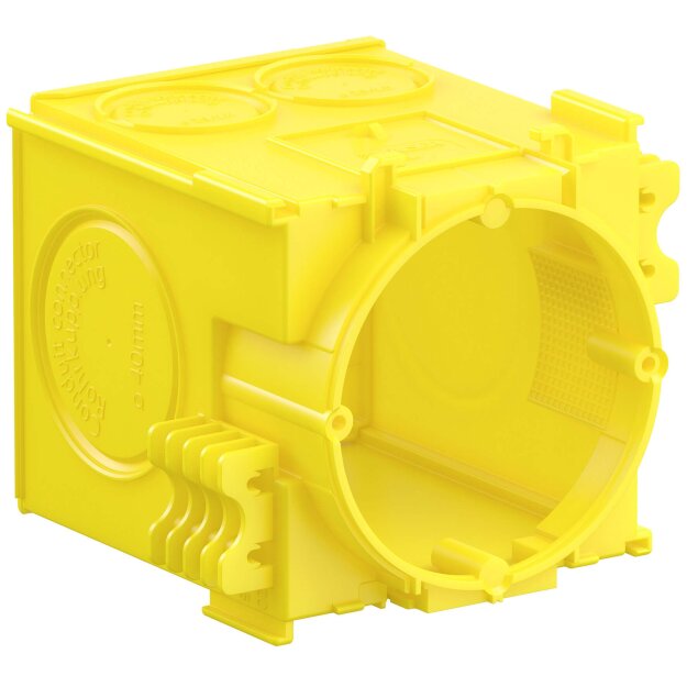 Kaiser 1264-02 Betonbau Geräte-Verbindungsdose 88,5 mm Befestigung Haftmagnet Ø 60 mm 4 Schraubdome 2 Spreizkrallenfelder