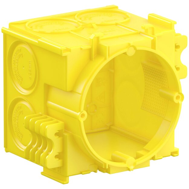 Kaiser 1263-02 Betonbau Geräte-Verbindungsdose 68,5 mm Befestigung Haftmagnet Ø 60 mm 4 Schraubdome 2 Spreizkrallenfelder