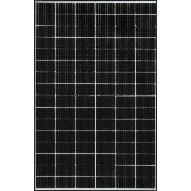 SolarFabrik Mono S4 Halfcut Trend White 460W 48/96 Zellen, Monokristallines Doppelglas-Photovoltaik-Modul 460W schwarzer Rahmen / bifaziale Halbzellen Kabel 1200mm MC Kompatibel