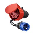 go-e Adapter Gemini flex 22 kW auf CEE blau 16 A - CH-04-01
