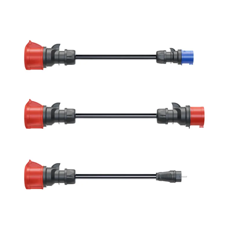 go-e Gemini flex 22 kW dreiteiliges Adapterkabel-Set
