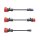 go-e Adapterset auf Haushaltsstecker 22 kW Blau Rot CH-04-07