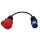 go-e Ladekabel Adapter 11 kW auf CEE blau 16 A CH-04-31