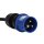 go-e Ladekabel Adapter 11 kW auf CEE blau 16 A CH-04-31