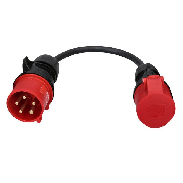 go-e Ladekabel Adapter 11 kW auf CEE rot 32 A CH-04-32