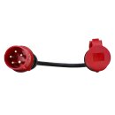 go-e Ladekabel Adapter 11 kW auf CEE rot 32 A CH-04-32