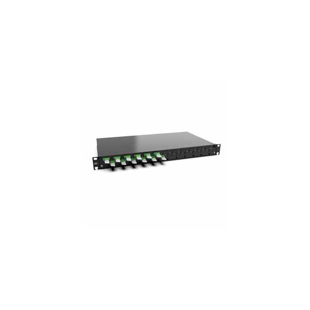 Rutenbeck 228031312-01 Spleissbox ausziehbar 19/1HE 12xLSH OS2 APC Grün Grade B