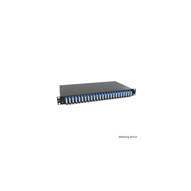 Rutenbeck 228030812-01 Spleissbox ausziehbar 19/1HE 12xSC-D OS2 Blau Grade B