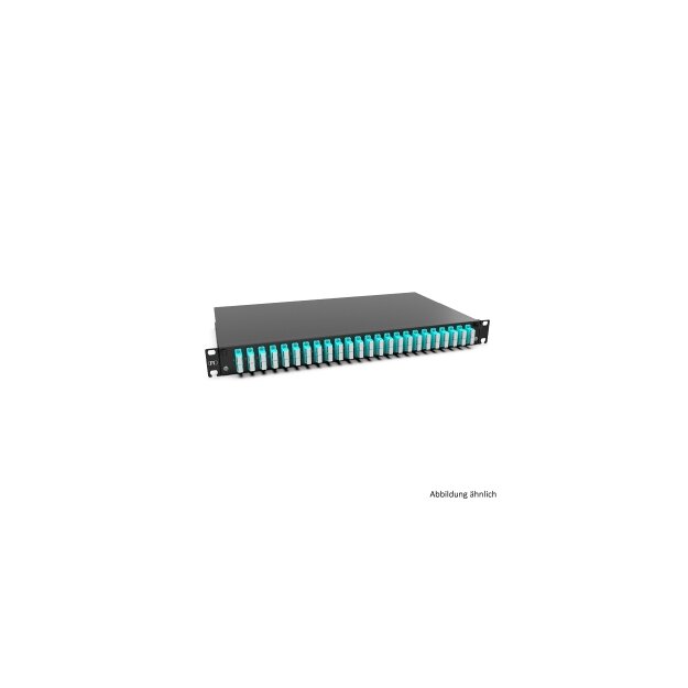 Rutenbeck 228030512-01 Spleissbox ausziehbar 19/1HE 12xSC-D OM3 Aqua Grade B